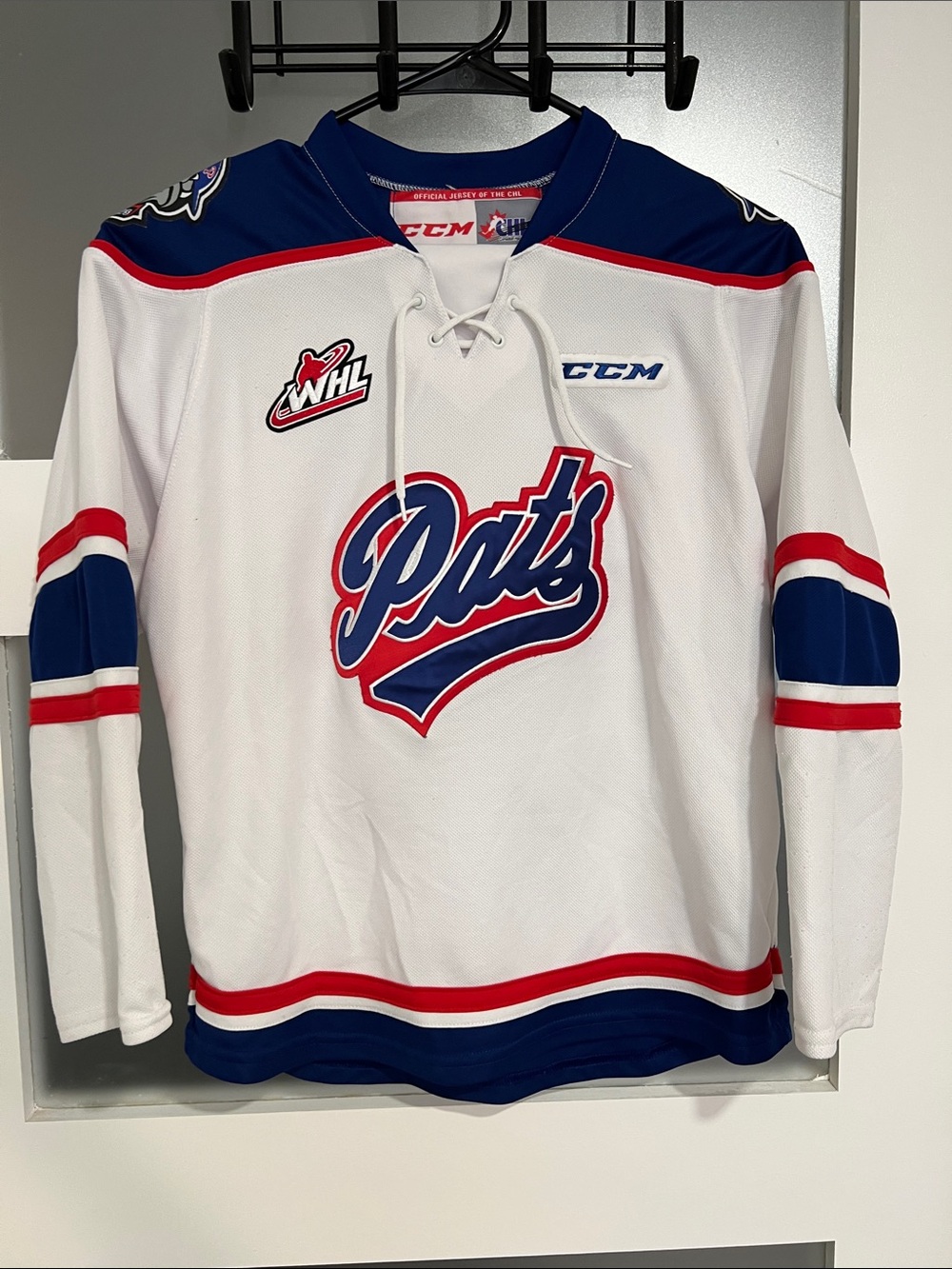 CCM Connor Bedard Regina Pats CHL Hockey Jersey White Kids
